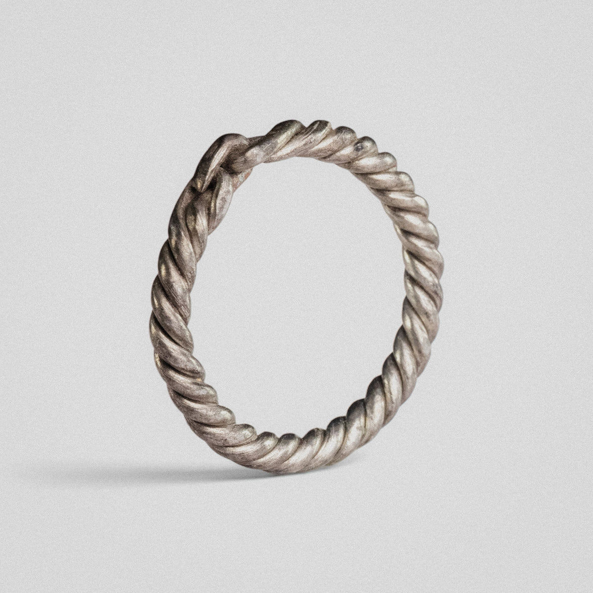 Medieval Nordic Silver Ring - 'Hravnar' (9th–12th c. CE) EU 57 / US 8