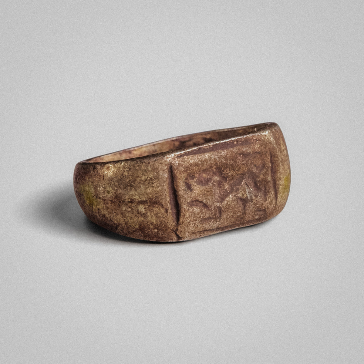 Roman Silver Ring - 'Leontia' (1st–3rd c. CE) EU 45 / US 3.25
