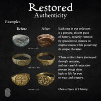 'Linea' - Medieval Gothic Bronze Ring (13th–15th CE) EU 50 / US 5 Aurora Antiqua