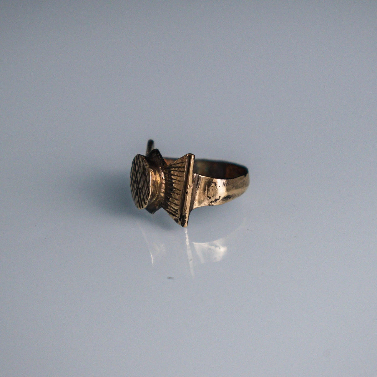 'Crispus' - Restored Medieval Bronze Ring (12th–15th C. CE) EU 48 / US 4.5 Aurora Antiqua
