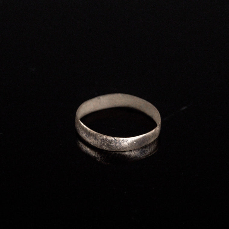 Medieval Bronze Ring 'Linea' (13th-15th c. CE) EU 51/US 5.5