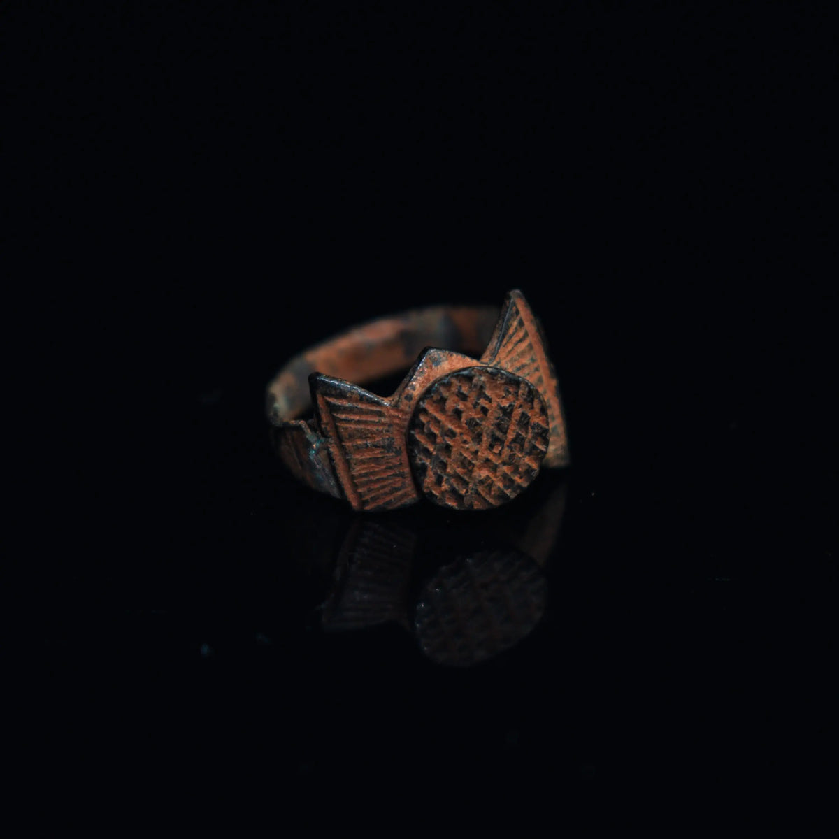 'Crispus' - Restored Medieval Bronze Ring (12th–15th C. CE) EU 48 / US 4.5 Aurora Antiqua