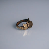 'Crispus' - Restored Medieval Bronze Ring (12th–15th C. CE) EU 48 / US 4.5 Aurora Antiqua