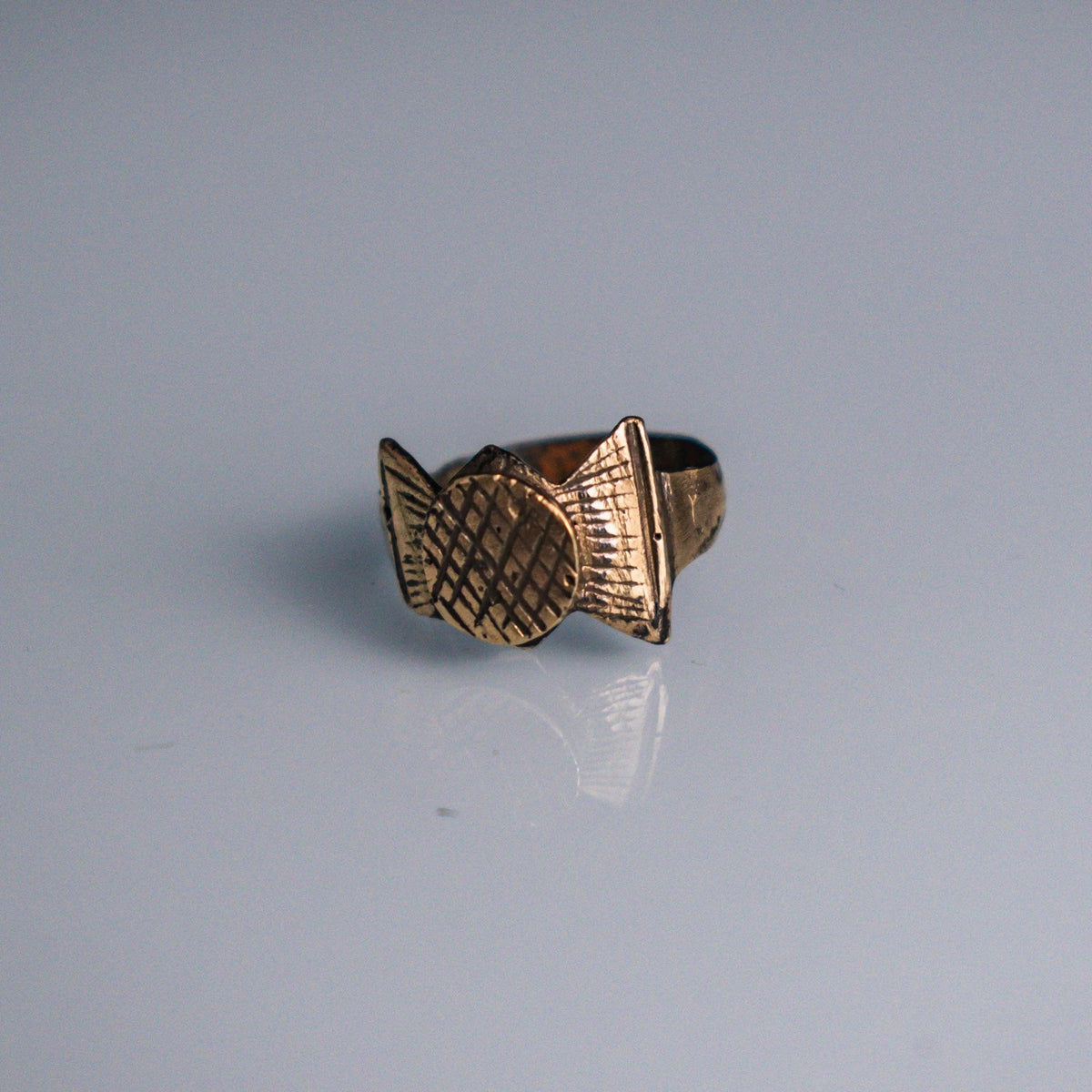 'Crispus' - Restored Medieval Bronze Ring (12th–15th C. CE) EU 48 / US 4.5 Aurora Antiqua