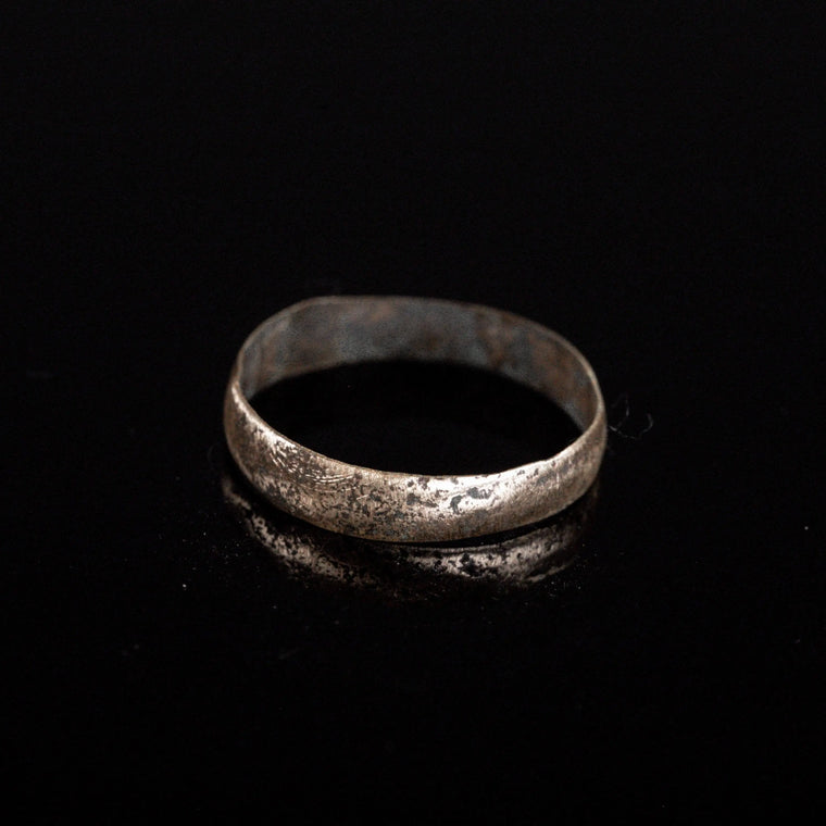 Medieval Bronze Ring 'Aurelia' (13th-15th c. CE) EU 59/US 8.75
