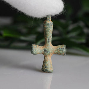 'Orbis' - Medieval Crusader Era Bronze Cross  (10th–14th CE) Aurora Antiqua