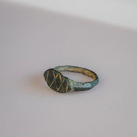 'Crissella' - Early Medieval Bronze Ring  (4th–9th C. CE) EU 50 / US 5.5 Aurora Antiqua