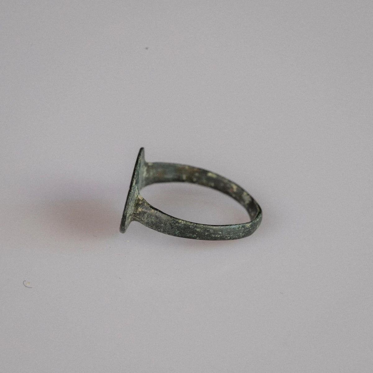 'Arelia' - Late Roman Bronze Ring (4th–6th C. CE) EU 51 / US 5.75 Aurora Antiqua