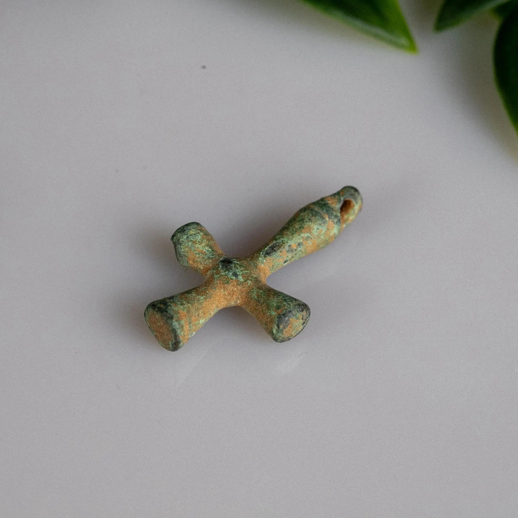 'Orbis' - Medieval Crusader Era Bronze Cross  (10th–14th CE) Aurora Antiqua