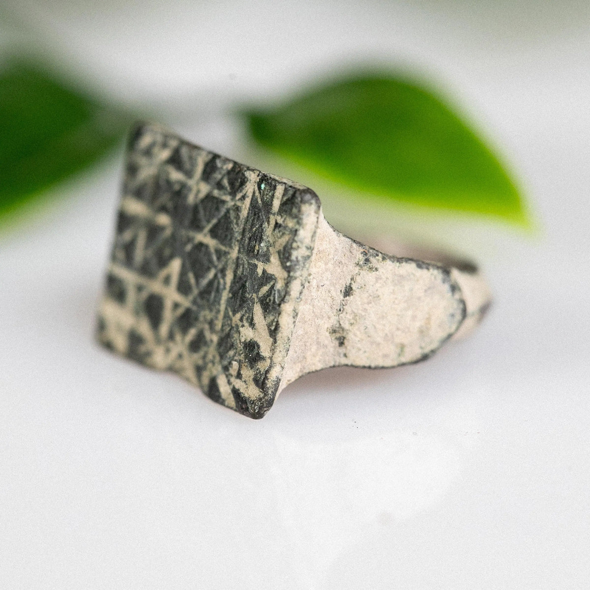 'Remigius' - Medieval Bronze Ring  (14th–17th CE) EU 57 / US 8 Aurora Antiqua
