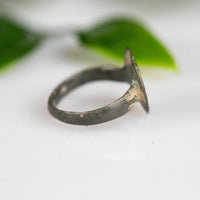 'Celoris' - Medieval Bronze Ring  (12th–16th CE) EU 49 / US 4.75 Aurora Antiqua
