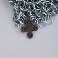 ‘Oculus’ - Medieval Bronze Cross Pendant  (11th–14th C. CE) Aurora Antiqua