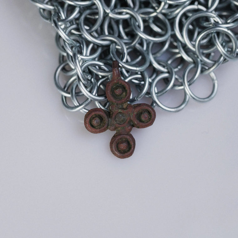 Medieval Bronze Cross 'Oculus' (11th-14th c. CE)