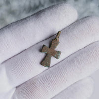 ‘Crux Quintia’ - Medieval Bronze Cross (11th–14th C. CE) Aurora Antiqua