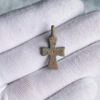 ‘Crux Quintia’ - Medieval Bronze Cross (11th–14th C. CE) Aurora Antiqua