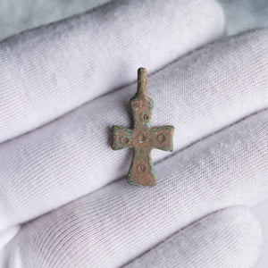 ‘Crux Quintia’ - Medieval Bronze Cross (11th–14th C. CE) Aurora Antiqua