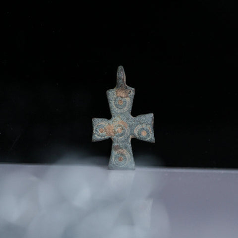 ‘Vigilia’ -  Medieval Bronze Cross Pendant  (11th–14th C. CE) Aurora Antiqua