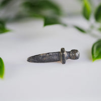 ‘Virtus’ - Roman Bronze Gladius Amulet (1st–3rd C. CE), Aurora Antiqua
