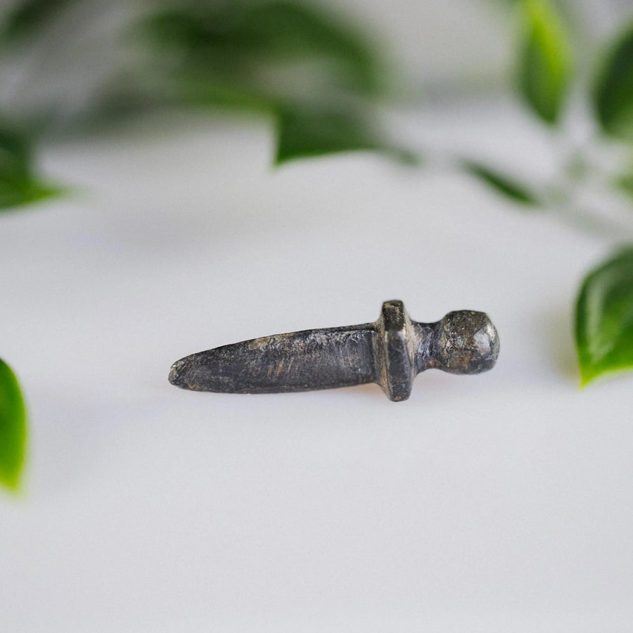 ‘Virtus’ - Roman Bronze Gladius Amulet (1st–3rd C. CE), Aurora Antiqua