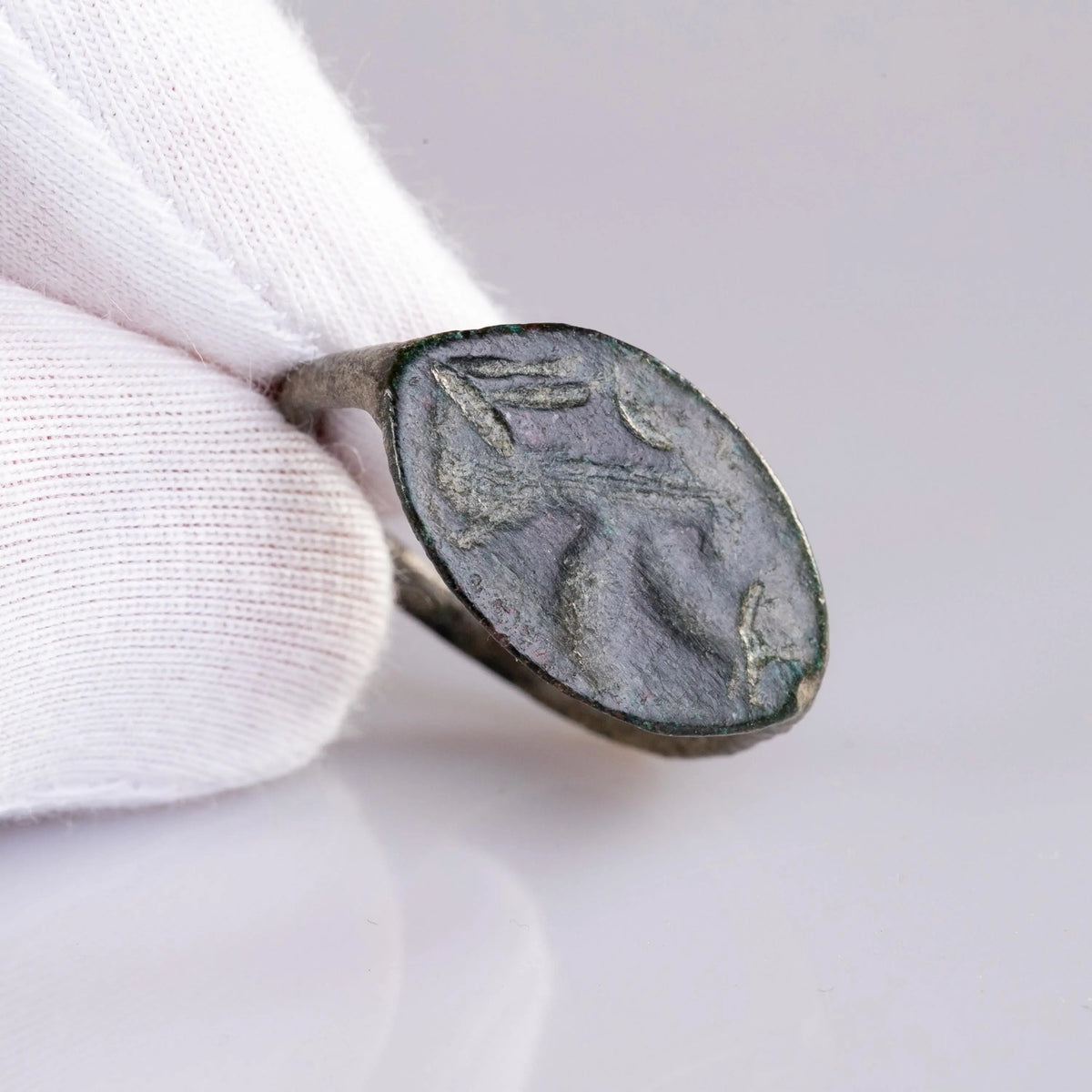 'Iphios' - Greek Bronze Ring (5th C. BCE)  EU 60 / US 9.5 Aurora Antiqua