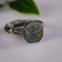 'Transitus' - Late Roman to Early Medieval Bronze Ring (4th–8th C. CE)  EU 59 / US 8.5 Aurora Antiqua