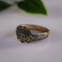 “Albertus” - Post-Medieval Shield Ring  –( 19th C. CE) EU 57 / US 8 Aurora Antiqua
