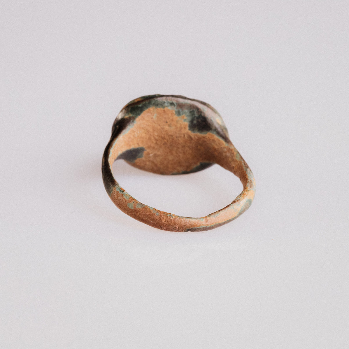 Byzantine Bronze Ring - 'Theodoros' (4th–7th c. CE) EU 49 / US 5