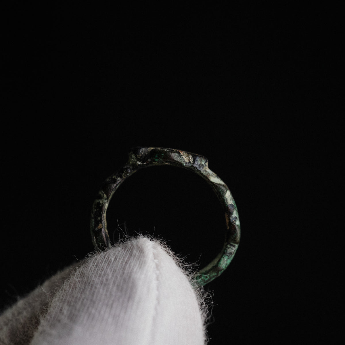 Medieval Bronze Ring - 'Quintus' (11th–14th c. CE) EU 53 / US 6.5