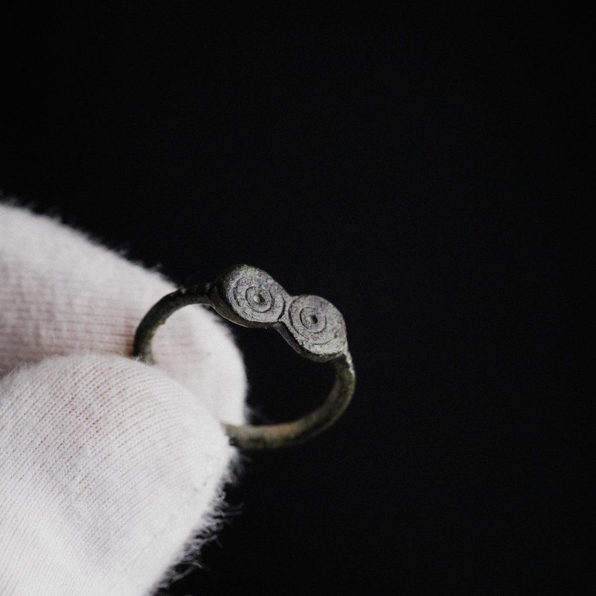 Roman Bronze Ring - 'Geminus' (3rd–5th c. CE) EU 47 / US 4