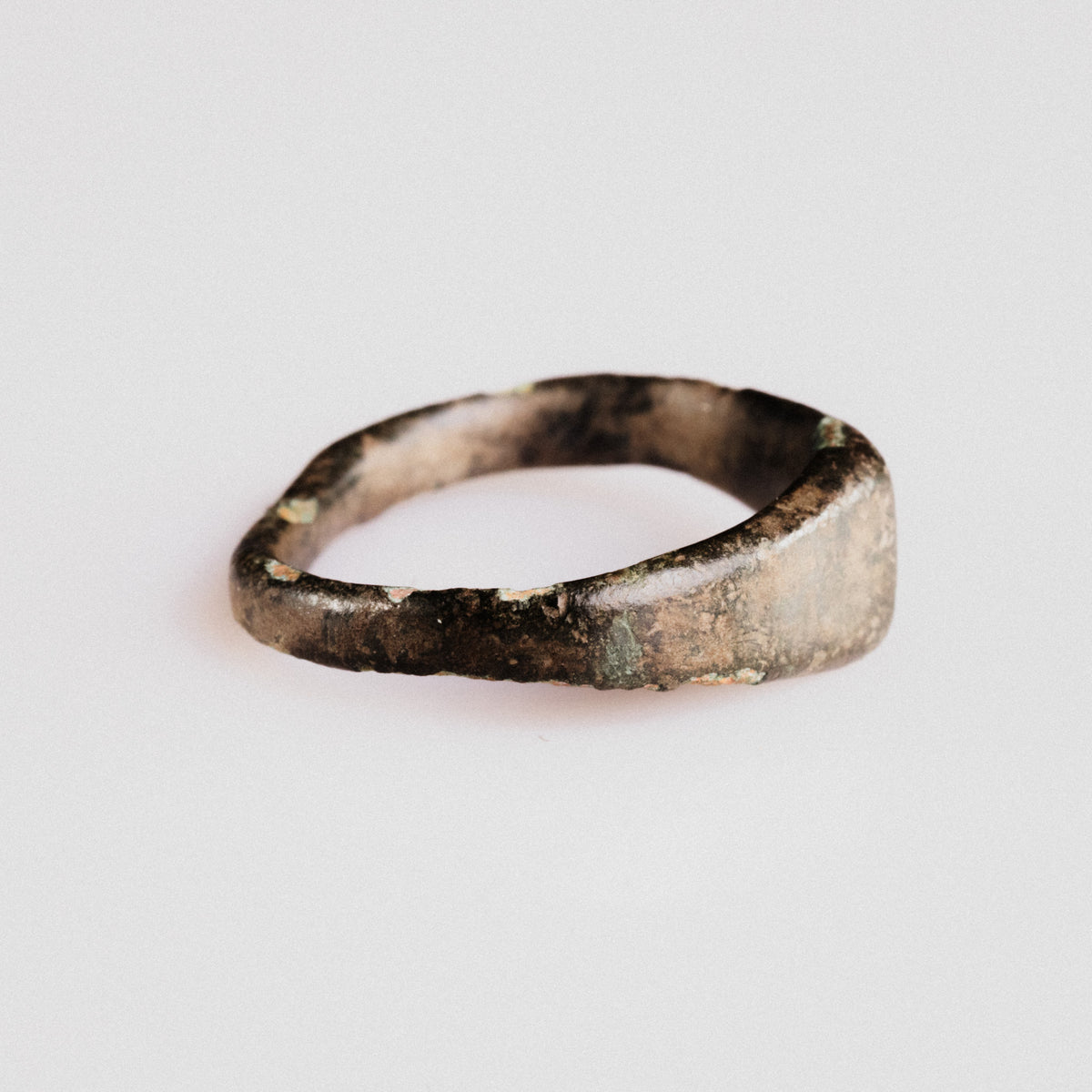 Medieval Bronze Ring - 'Alderic' (12th–15th c. CE) EU 64 / US 10.75