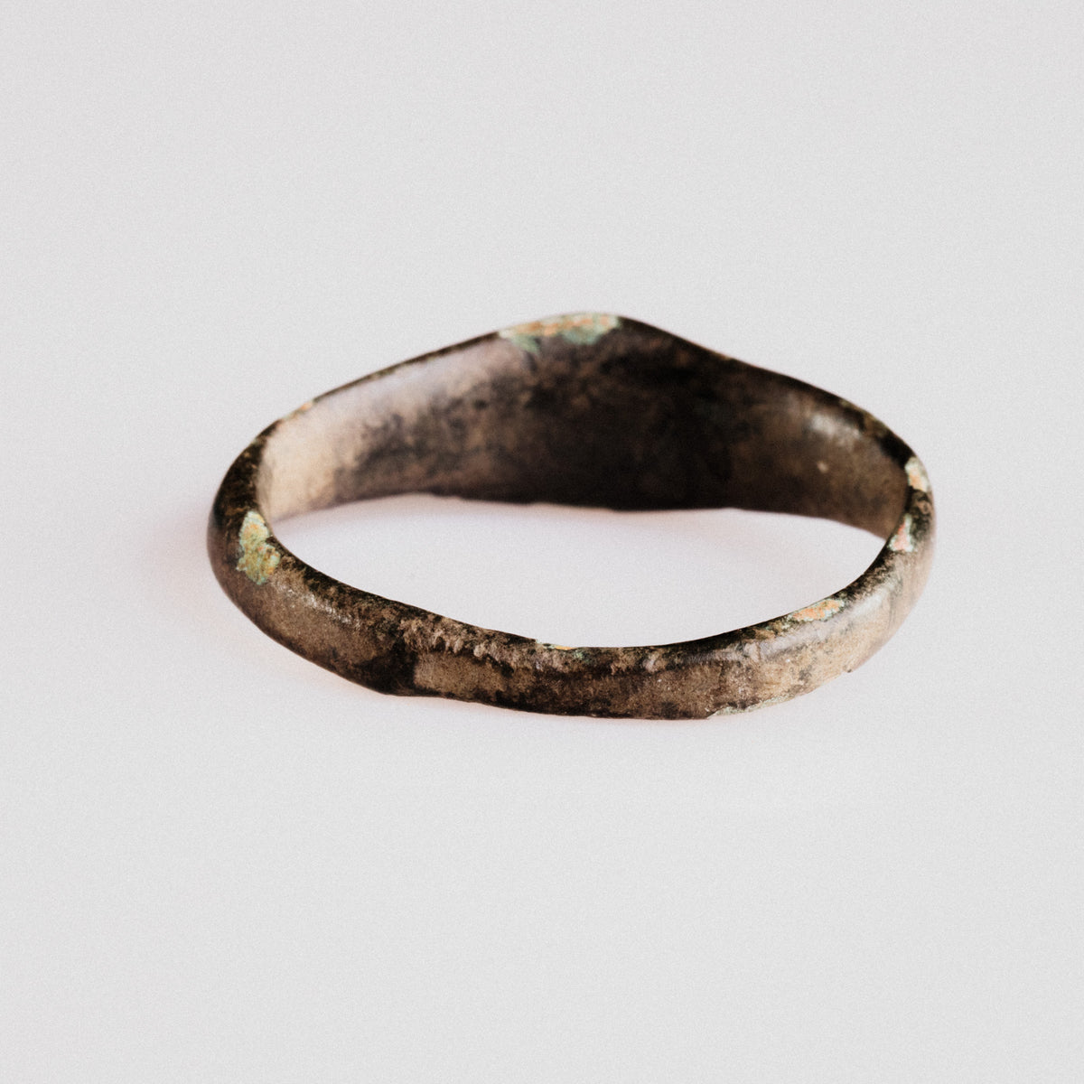 Medieval Bronze Ring - 'Alderic' (12th–15th c. CE) EU 64 / US 10.75