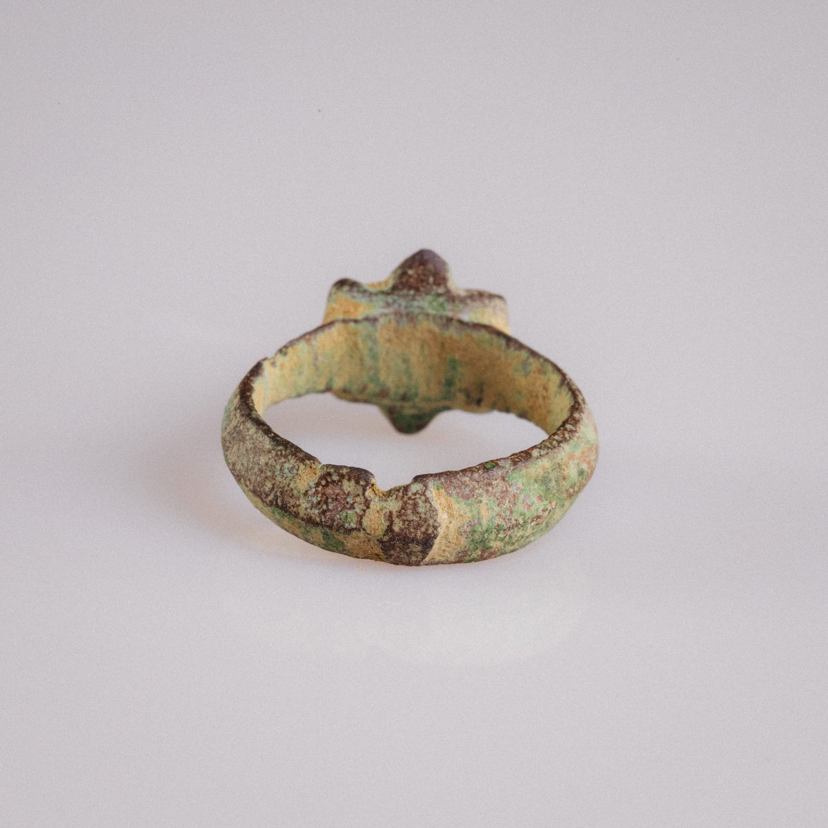 Medieval Bronze Ring - 'Florian' (11th–14th c. CE) EU 47 / US 4,25