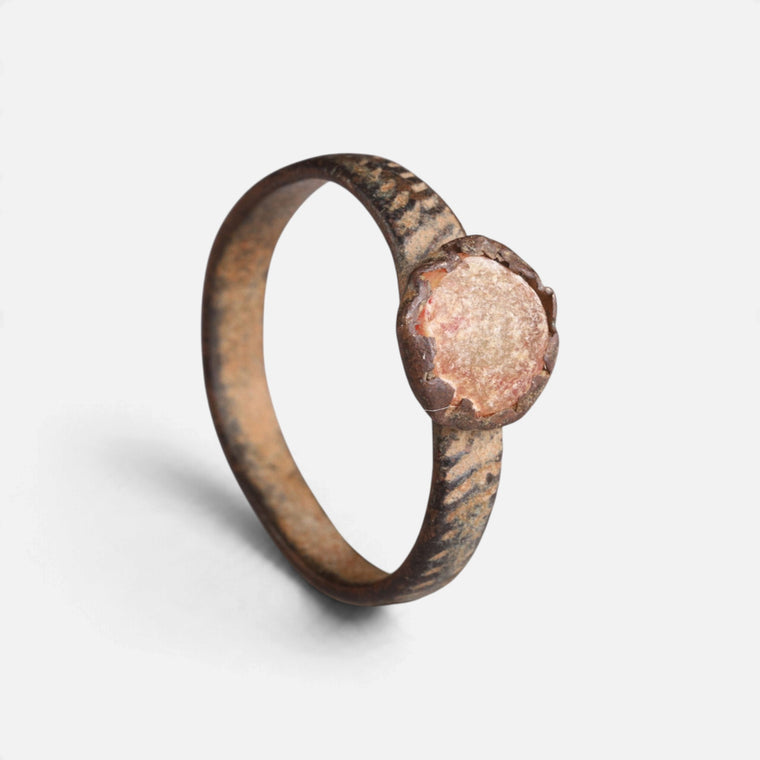 Medieval Bronze Ring - 'Luminara' (11th–15th c. CE) EU 48 / US 4.5