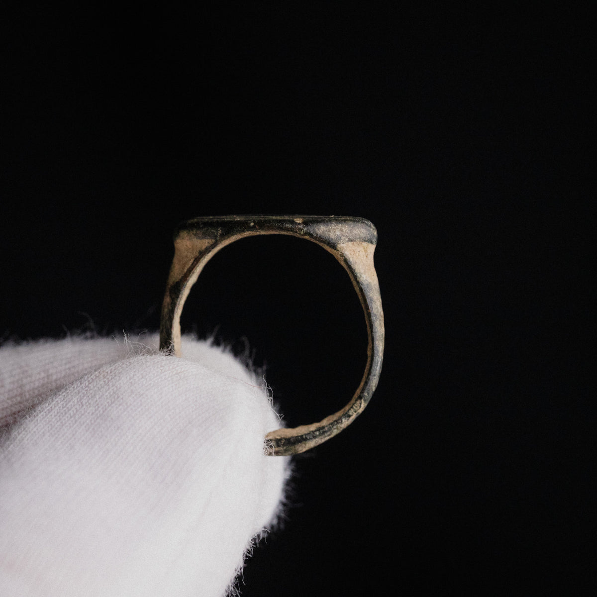 Medieval Bronze Ring - 'Radulf' (12th–15th c. CE) EU 54 / US 6.75