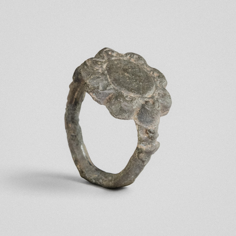 Medieval Bronze Ring - 'Rosalind' (14th–17th c. CE) EU 53 / US 6.5