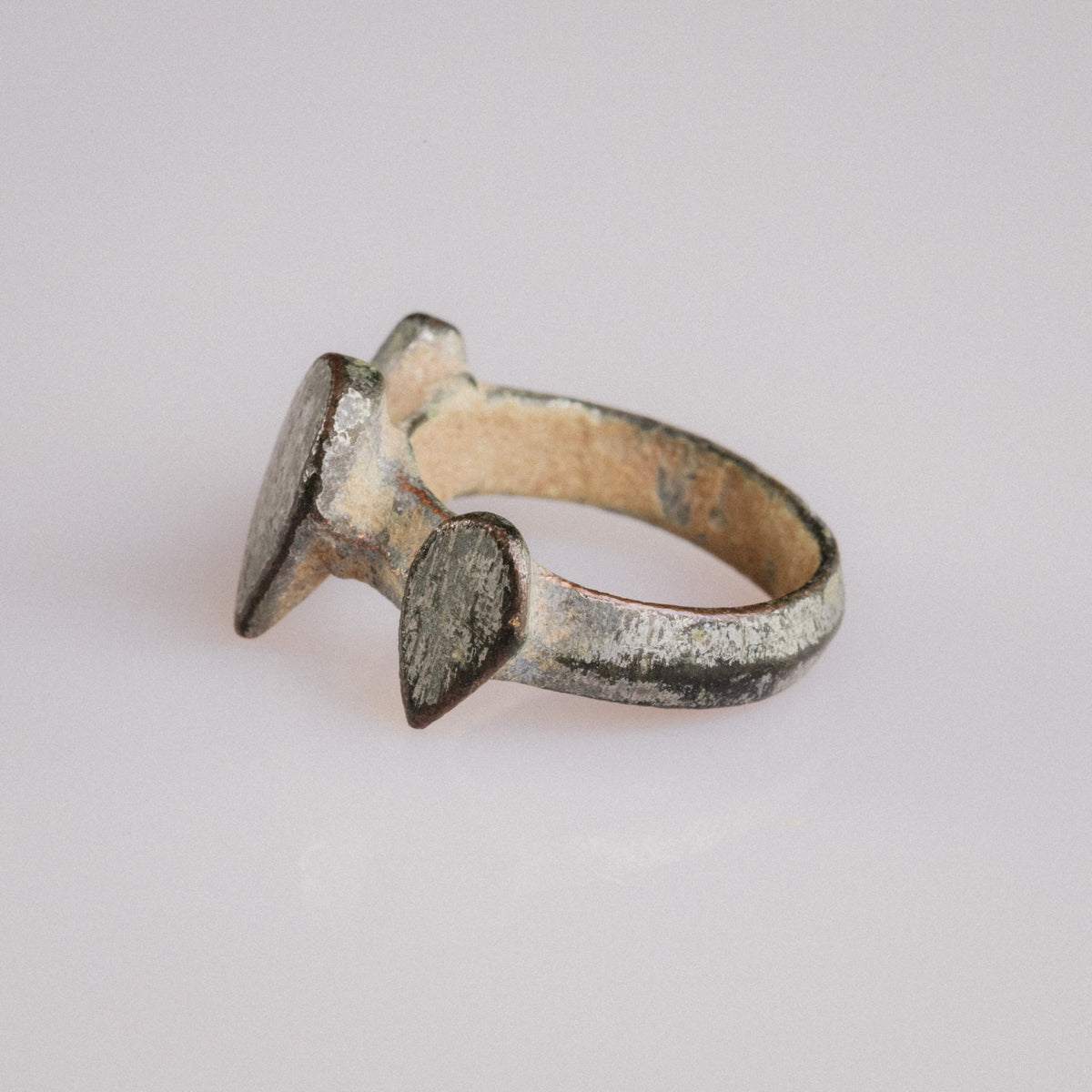 Medieval Bronze Ring - 'Trivena' (11th–14th c. CE) EU 51 / US 5.75
