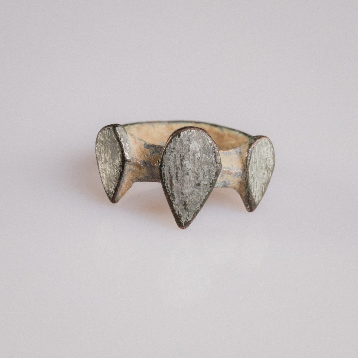Medieval Bronze Ring - 'Trivena' (11th–14th c. CE) EU 51 / US 5.75