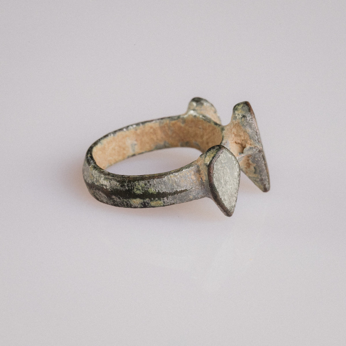 Medieval Bronze Ring - 'Trivena' (11th–14th c. CE) EU 51 / US 5.75