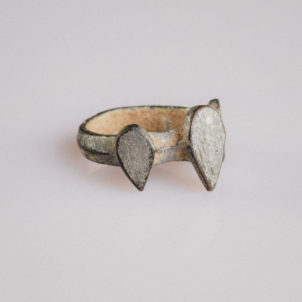 Medieval Bronze Ring - 'Trivena' (11th–14th c. CE) EU 51 / US 5.75