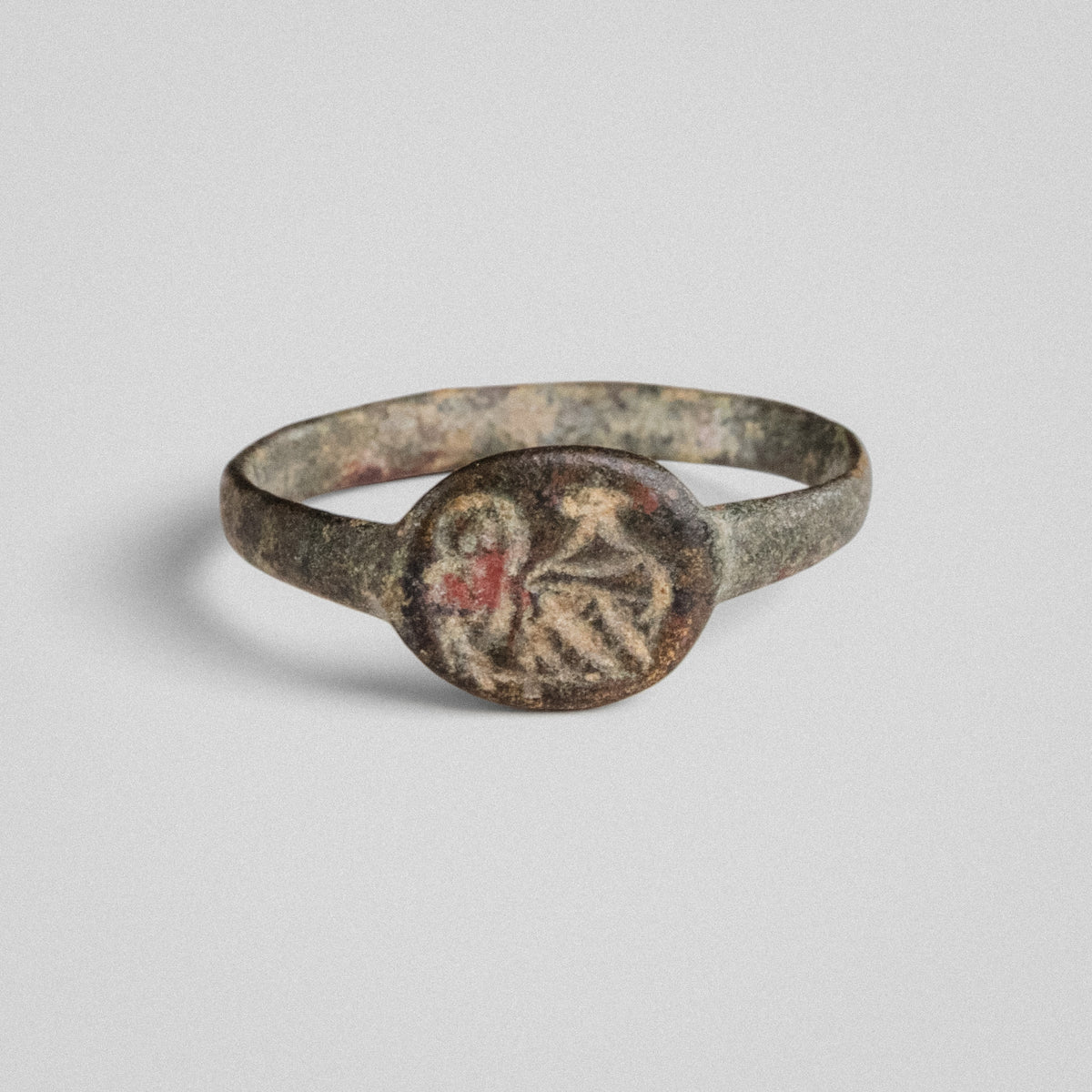 Late Roman Bronze Ring - 'Vetrik' (4th–14th c. CE) EU 53 / US 6.75