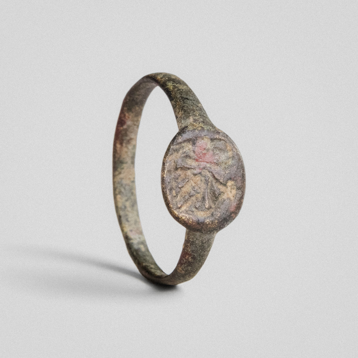 Late Roman Bronze Ring - 'Vetrik' (4th–14th c. CE) EU 53 / US 6.75