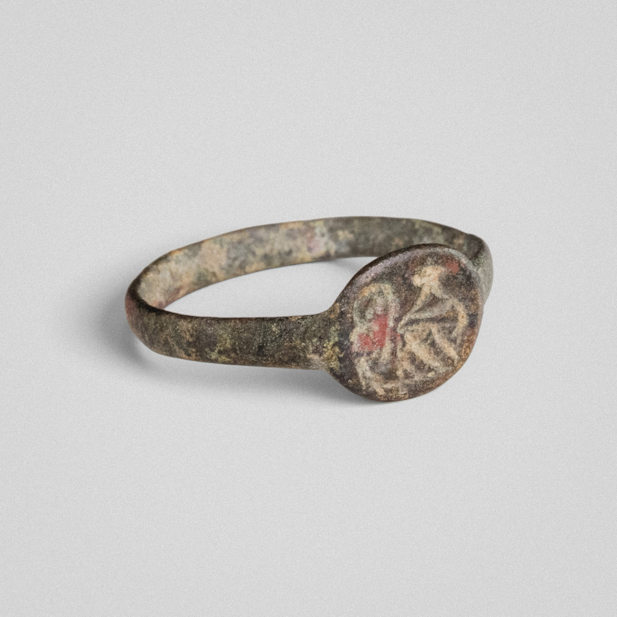 Late Roman Bronze Ring - 'Vetrik' (4th–14th c. CE) EU 53 / US 6.75
