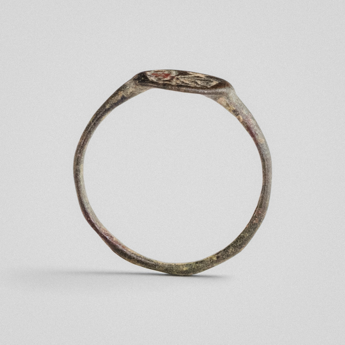 Late Roman Bronze Ring - 'Vetrik' (4th–14th c. CE) EU 53 / US 6.75