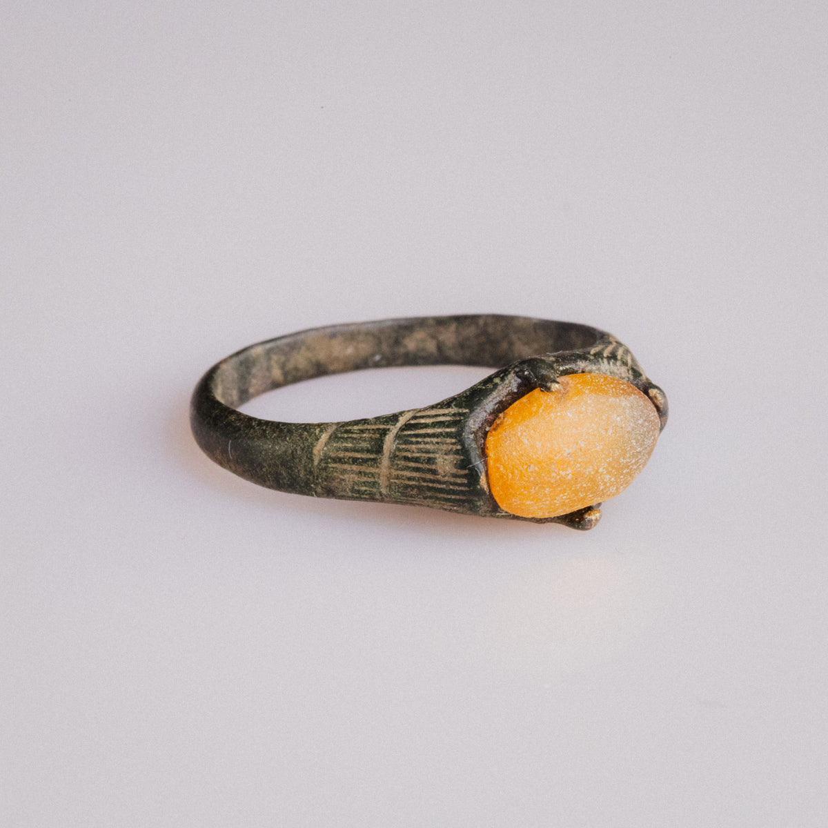 Medieval Bronze Ring - 'Vukmir' (12th–14th c. CE) EU 62 / US 10