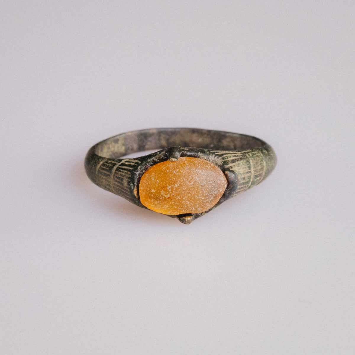 Medieval Bronze Ring - 'Vukmir' (12th–14th c. CE) EU 62 / US 10