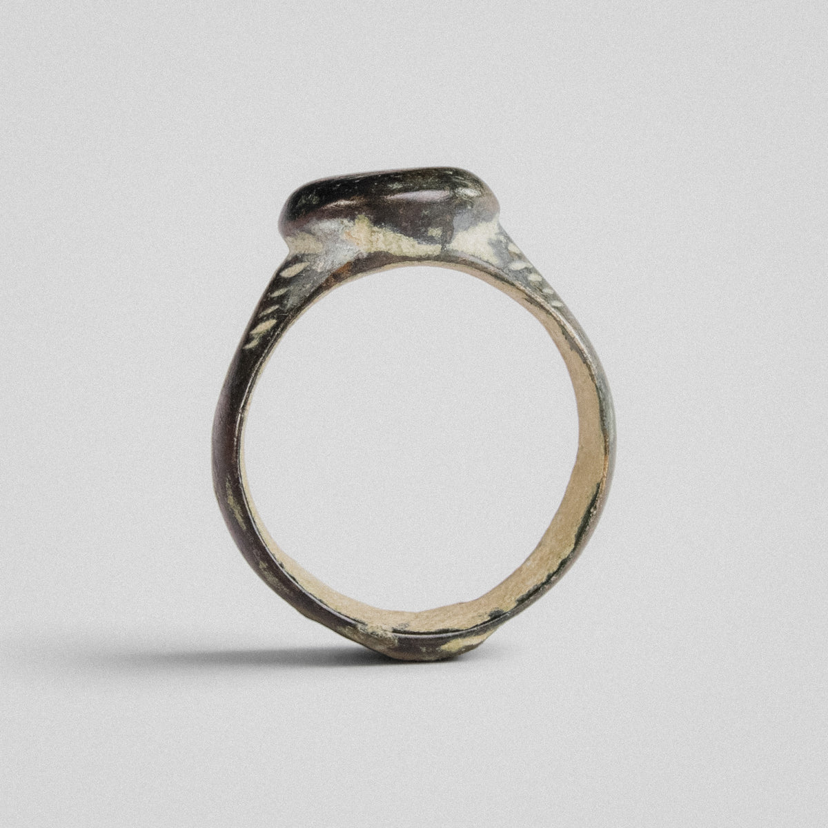 Medieval Bronze Ring - 'Wistan' (4th–12th c. CE) EU 54 / US 6.75