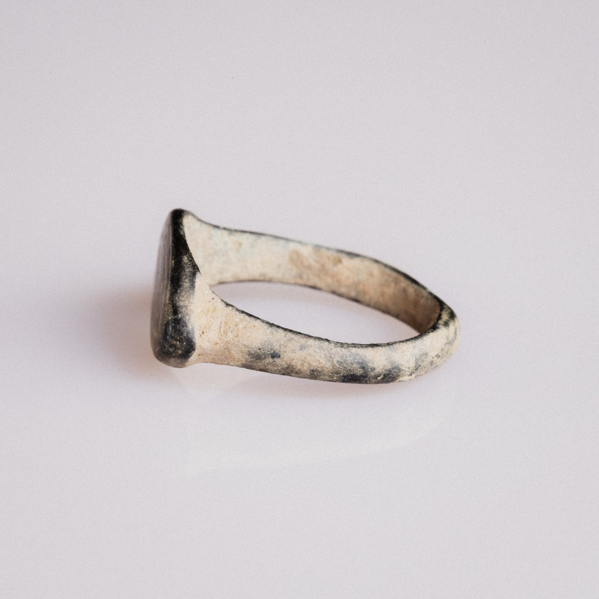Medieval Bronze Ring - 'Radulf' (12th–15th c. CE) EU 54 / US 6.75