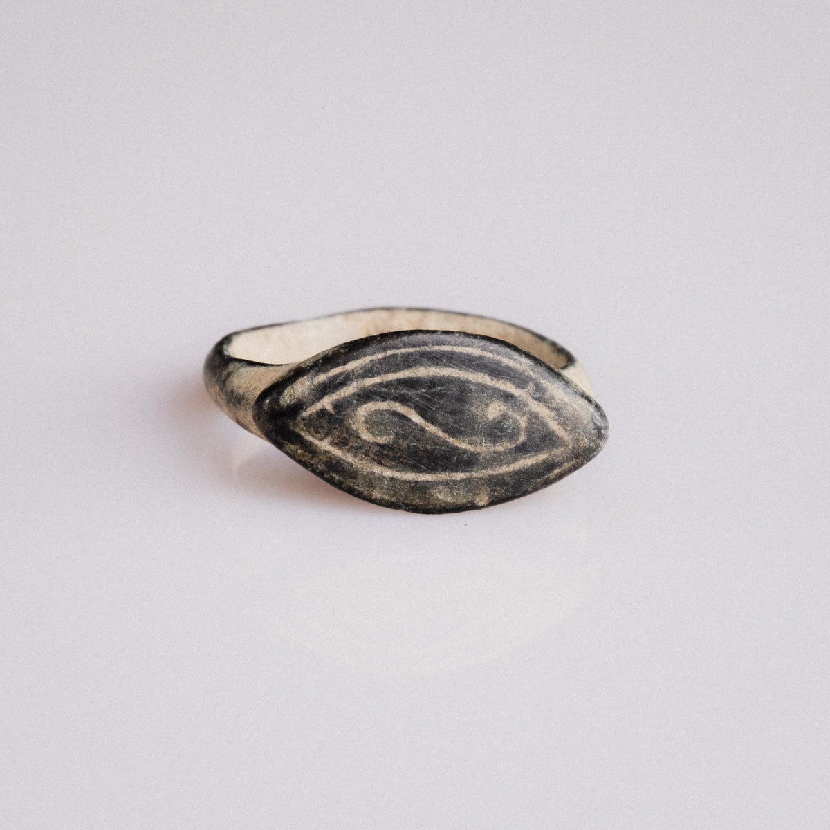 Medieval Bronze Ring - 'Radulf' (12th–15th c. CE) EU 54 / US 6.75