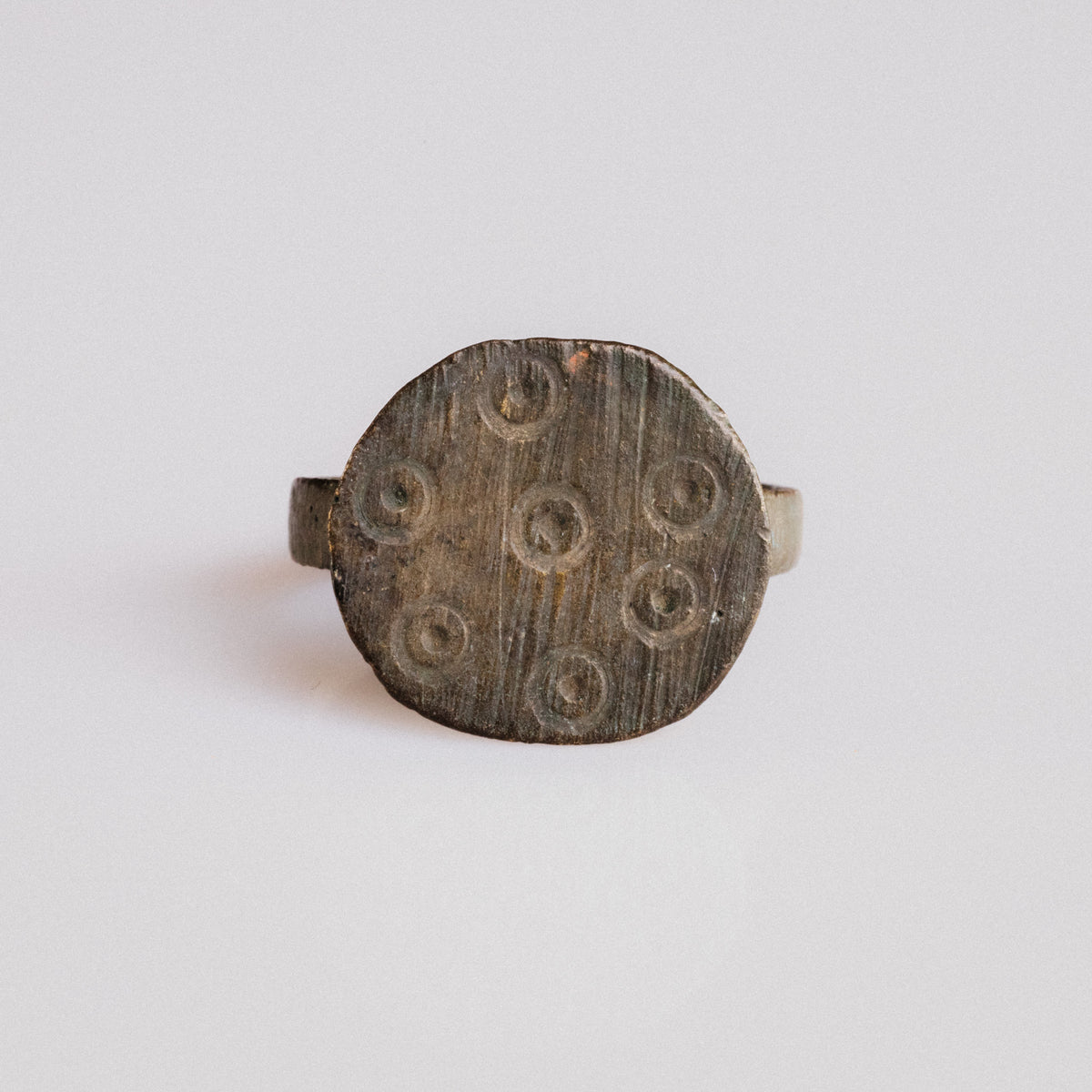 Medieval Bronze Ring - 'Rurik' (10th–14th c. CE) EU 52 / US 6