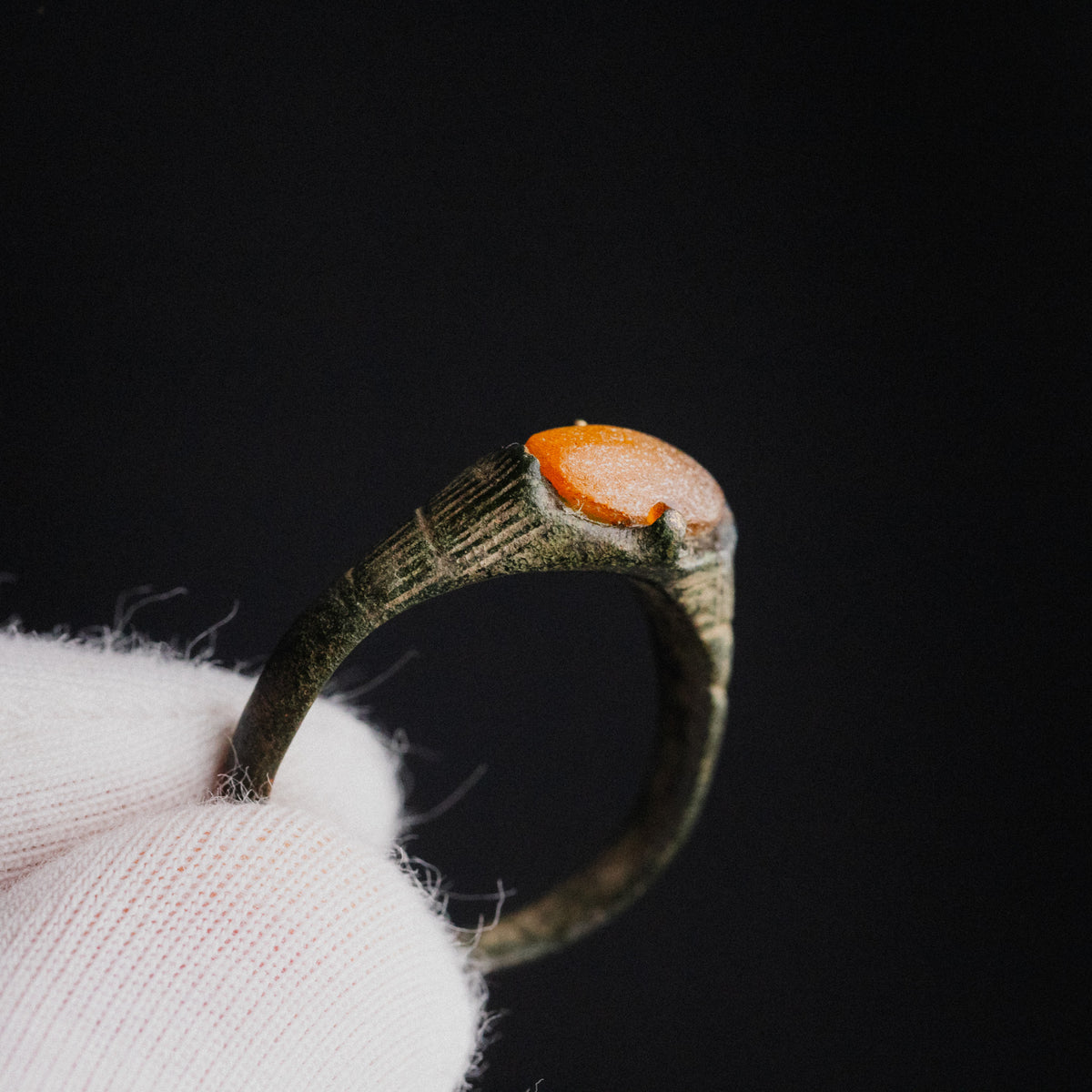 Medieval Bronze Ring - 'Vukmir' (12th–14th c. CE) EU 62 / US 10